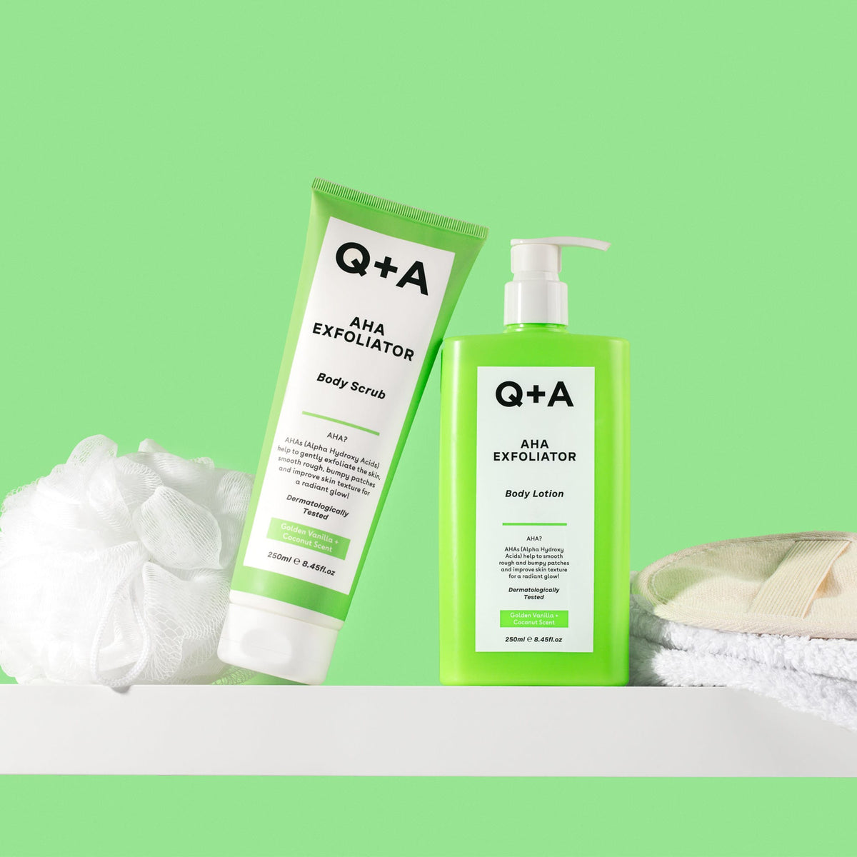 Απολέπιση Σώματος AHA Exfoliator Body Scrub 250ml Q+A Natural Skincare