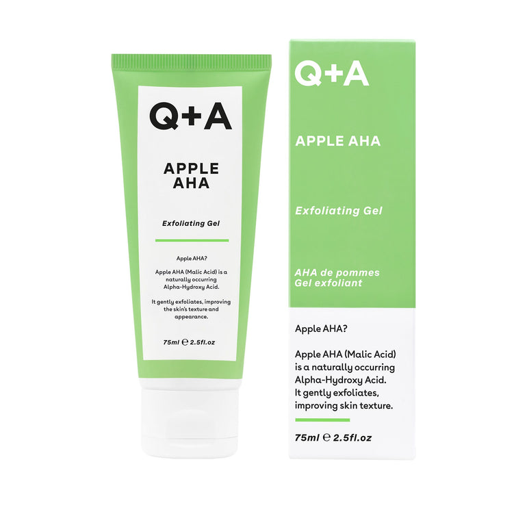 Μάσκες Προσώπου Apple AHA Exfoliating Gel 75ml Q+A Natural Skincare