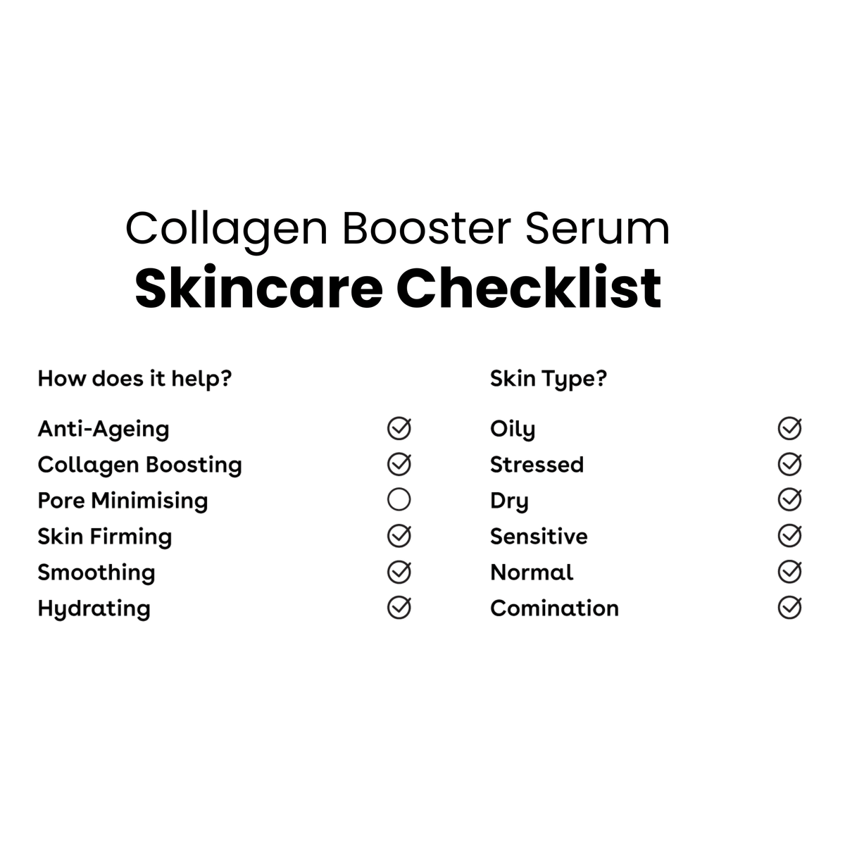 Serum - Οροί Ομορφιάς - Booster Collagen Booster Serum 15ml - Ορός Προσώπου με Κολλαγόνο Q+A Natural Skincare