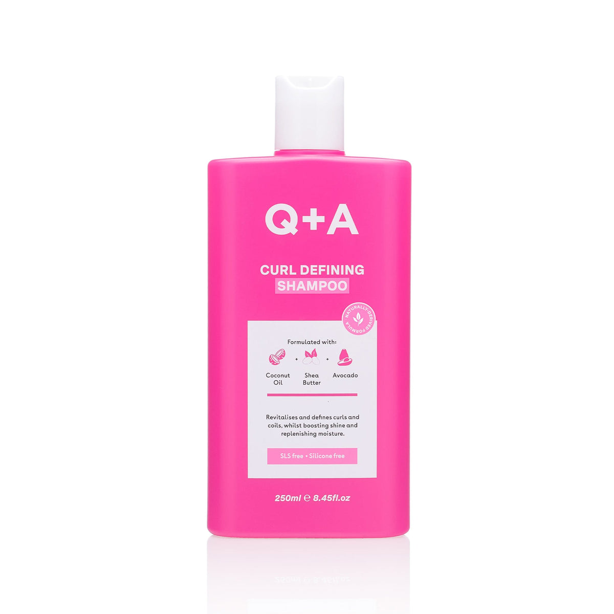 Σαμπουάν Curl Defining Shampoo 250ml - Σαμπουάν για Μπούκλες Q+A Natural Skincare