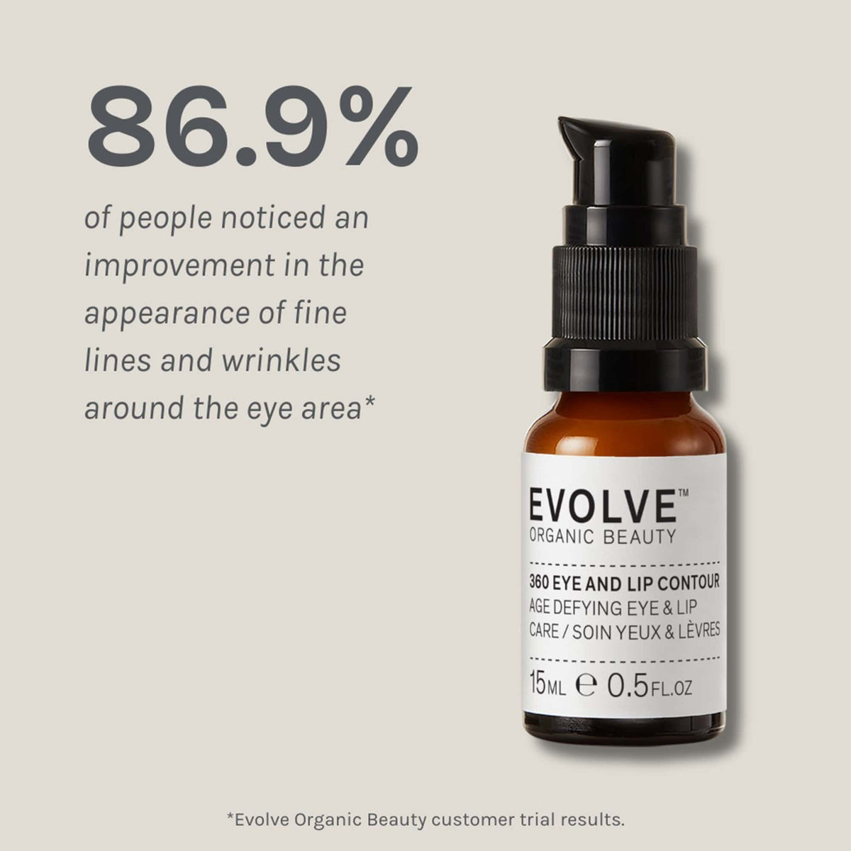 Περιποίηση Ματιών 360 Eye and Lip Contour 15ml - Evolve Organic Beauty Evolve Organic Beauty