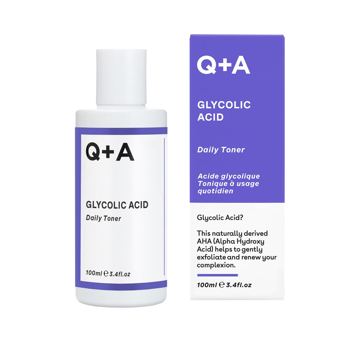 Τονωτική Λοσιόν Glycolic Acid Daily Toner 100ml Q+A Natural Skincare