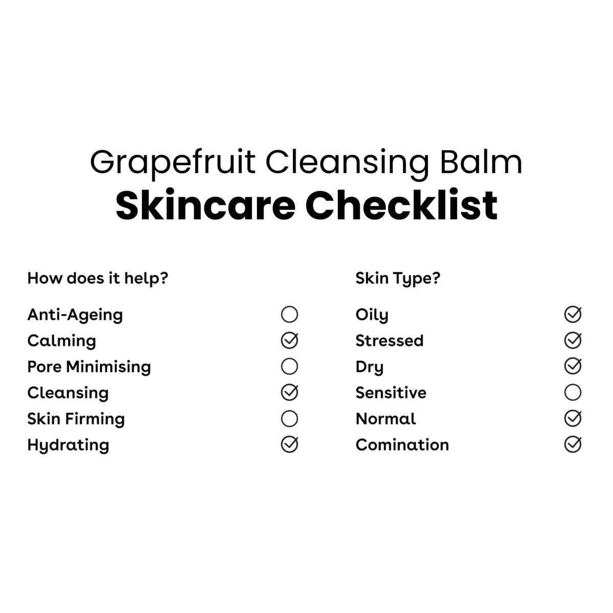 Καθαρισμός - Ντεμακιγιάζ Grapefruit Cleansing Balm 125ml Q+A Natural Skincare