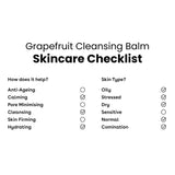 Καθαρισμός - Ντεμακιγιάζ Grapefruit Cleansing Balm 125ml Q+A Natural Skincare