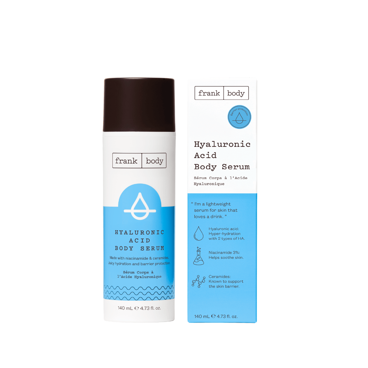 Ενυδάτωση Hyaluronic Acid Body Serum 140ml - Ορός Σώματος με Υαλουρονικό Οξύ Frank Body