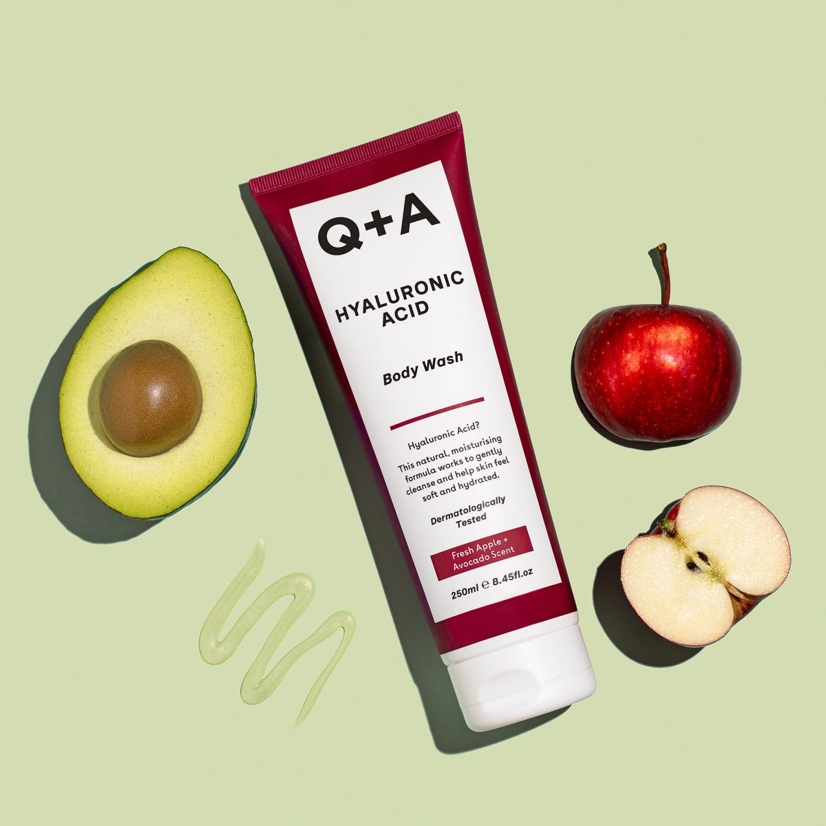 Αφρόλουτρα Hyaluronic Acid Body Wash 250ml Q+A Natural Skincare