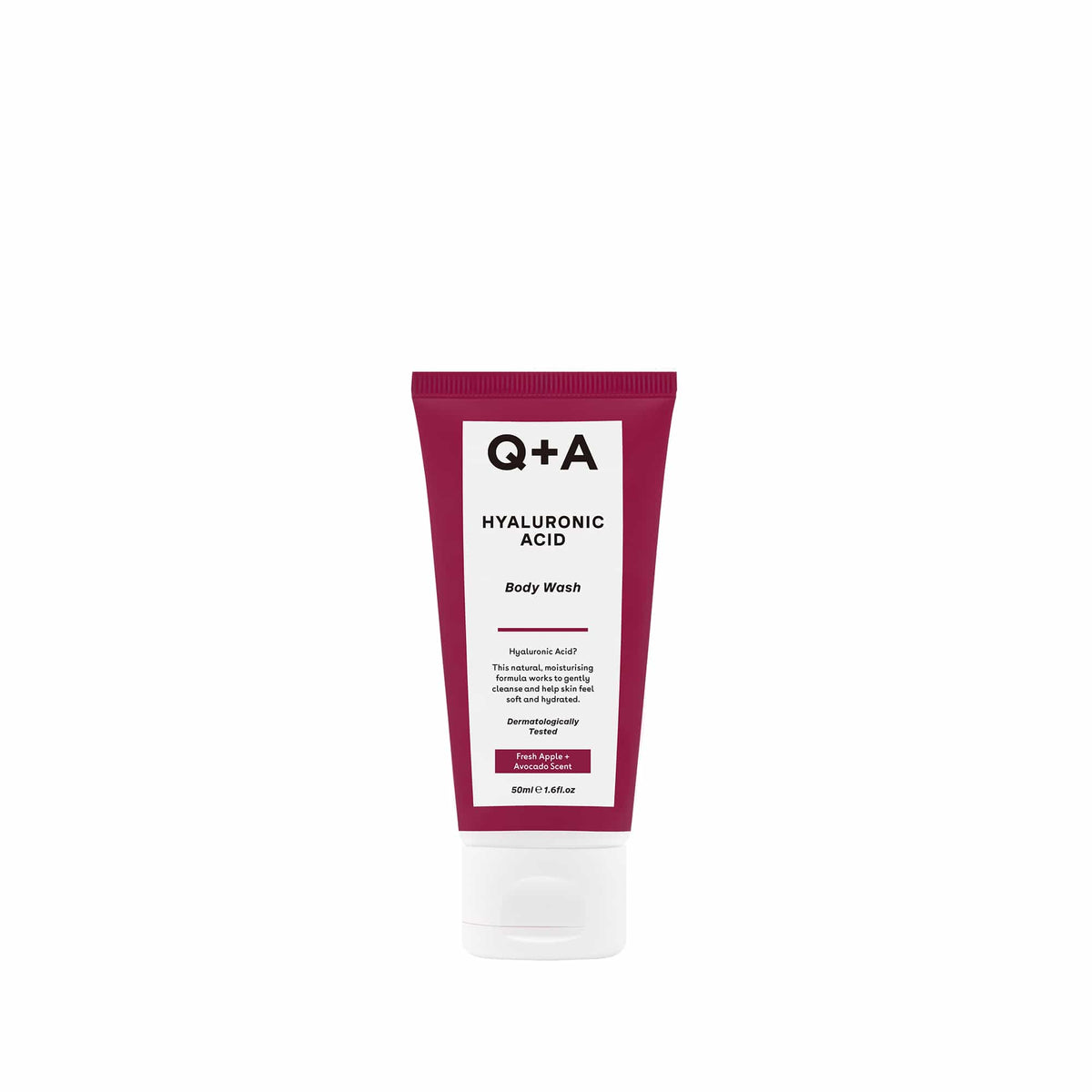 Αφρόλουτρα Hyaluronic Acid Body Wash 50ml - Travel Size Q+A Natural Skincare