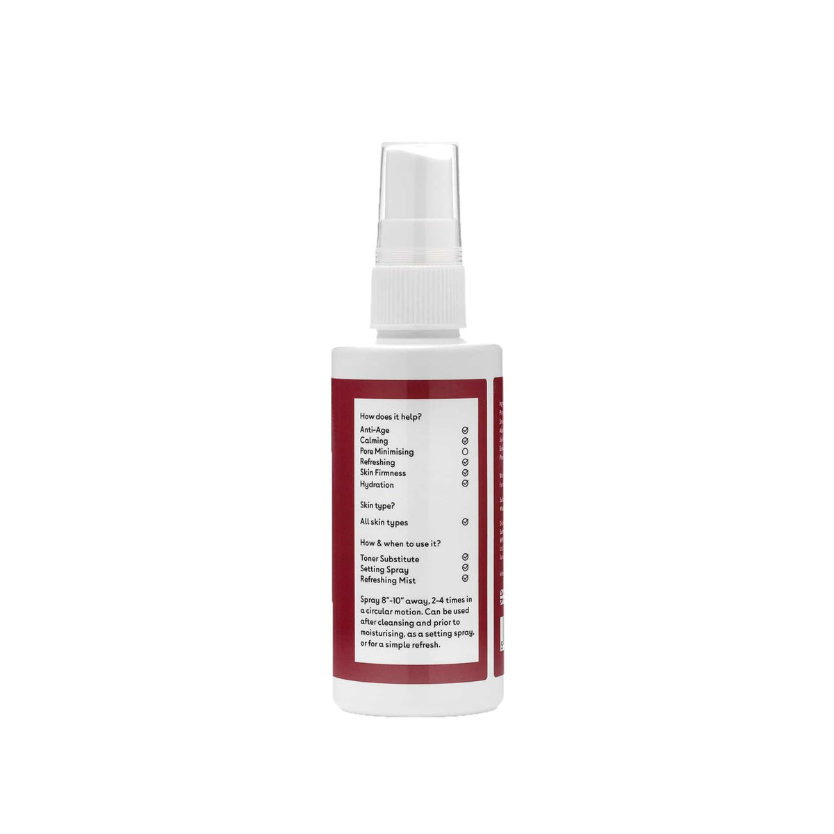 Τονωτική Λοσιόν Hyaluronic Acid Face Mist 100ml Q+A Natural Skincare