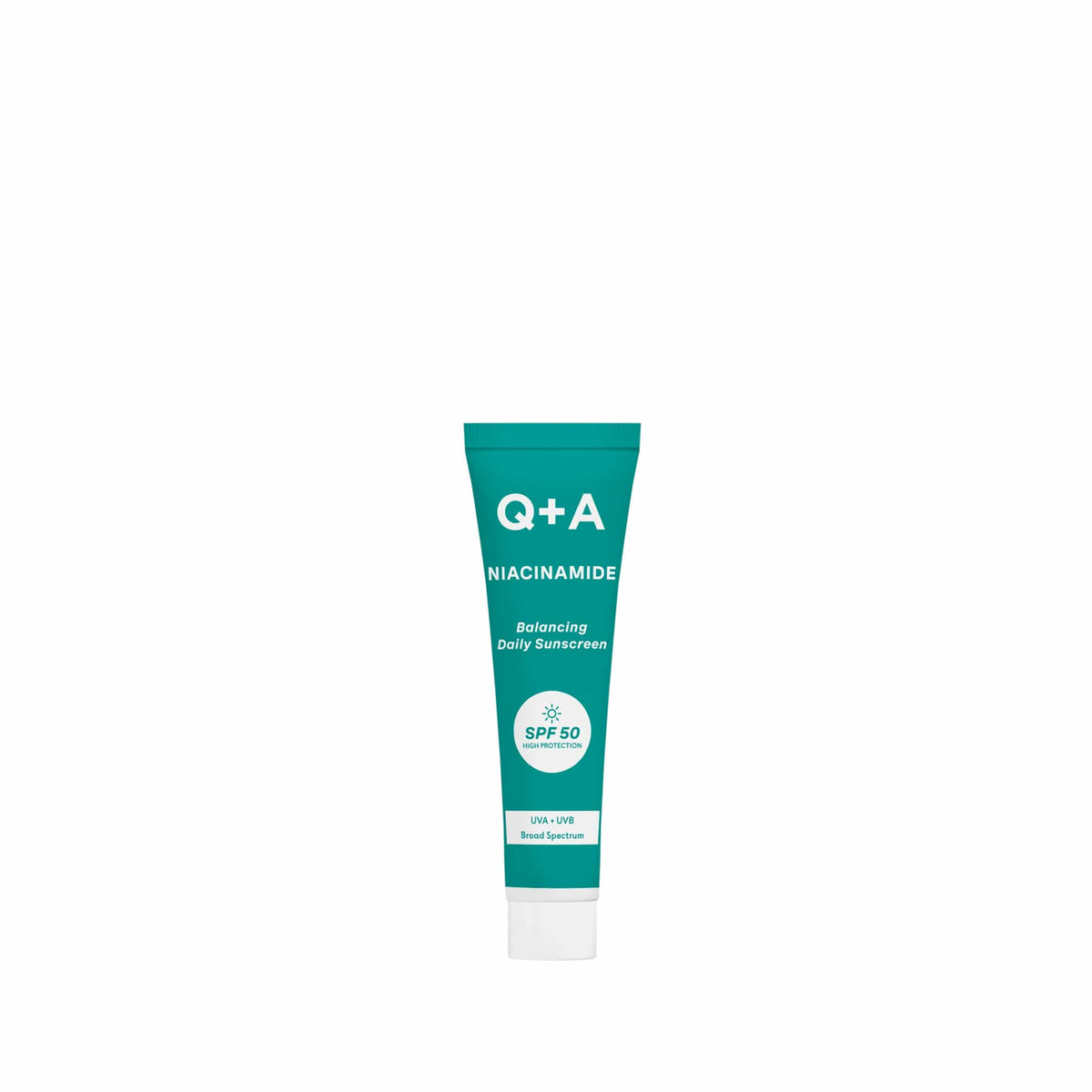 Αντηλιακά Niacinamide Balancing Daily Sunscreen SPF50 10ml Travel Size Q+A Natural Skincare