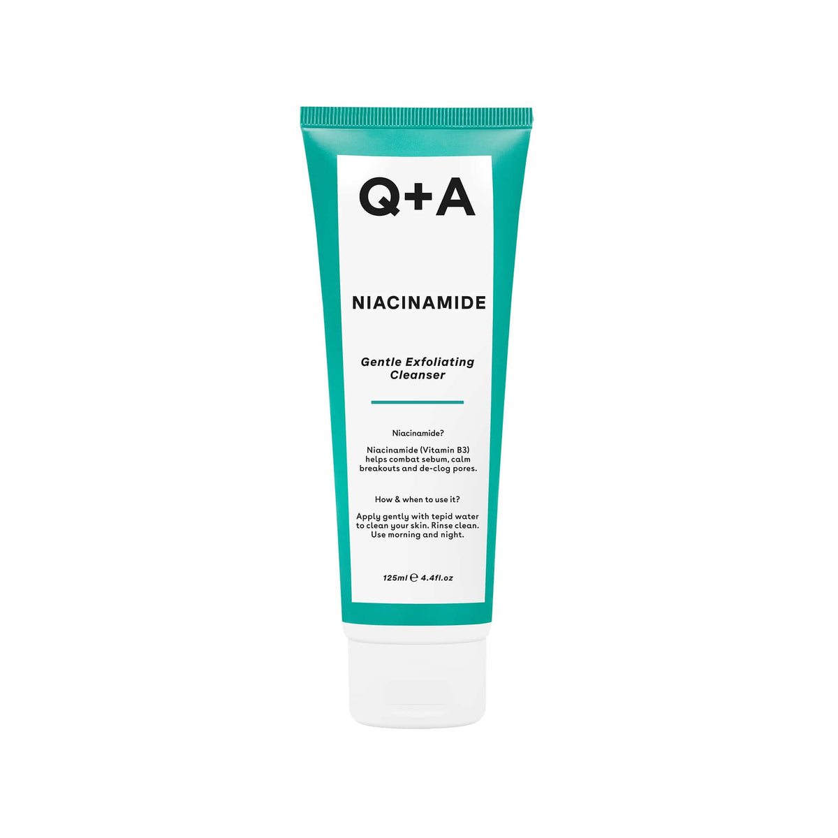 Καθαρισμός - Ντεμακιγιάζ Niacinamide Gentle Exfoliating Cleanser 125ml Q+A Natural Skincare