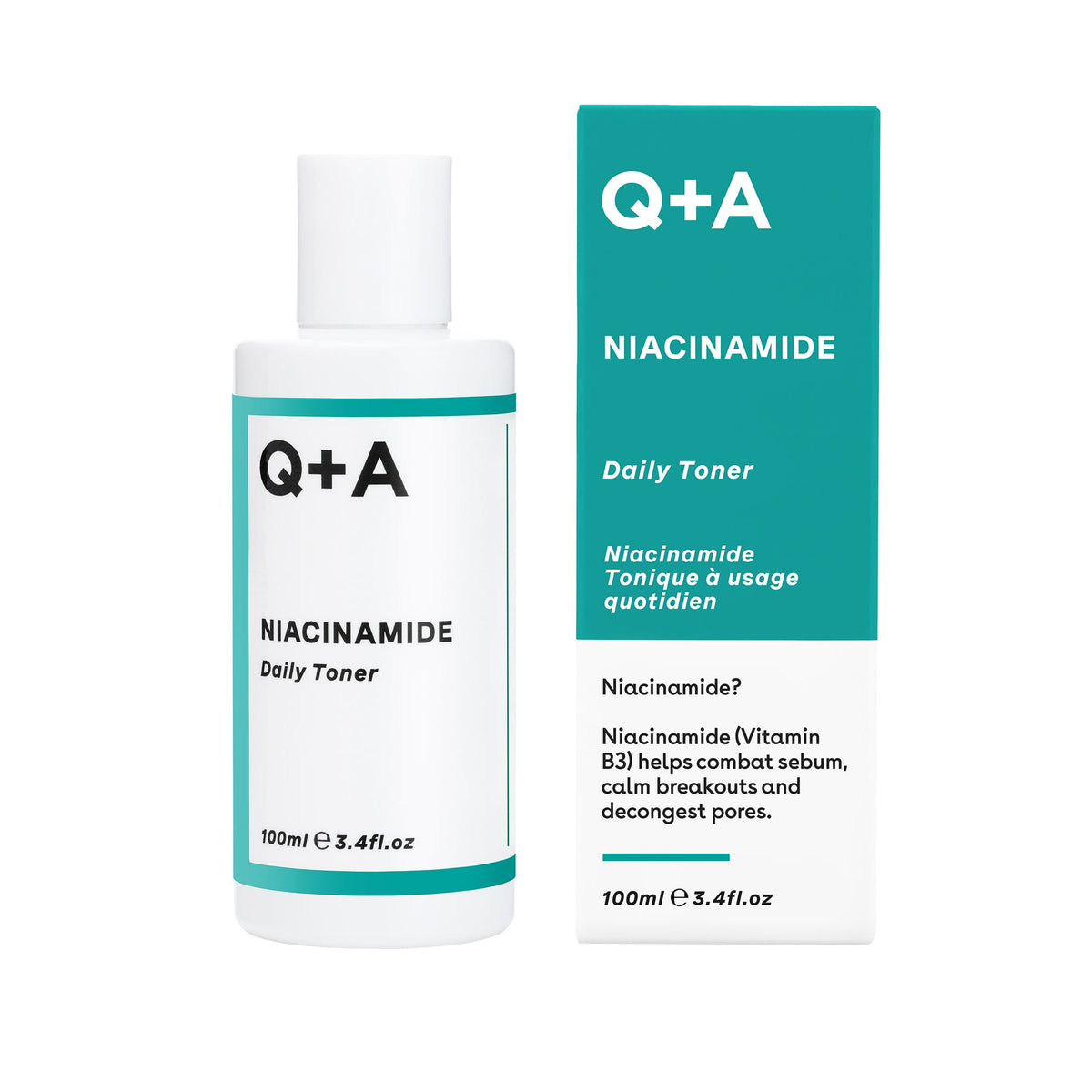 Τονωτική Λοσιόν Niacinamide Daily Toner 100ml Q+A Natural Skincare