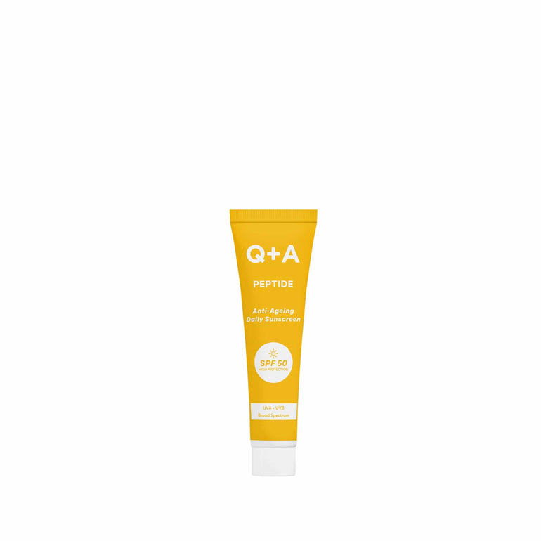 Αντηλιακά Peptide SPF50 Anti-Ageing Daily Sunscreen 10ml Travel Size Q+A Natural Skincare