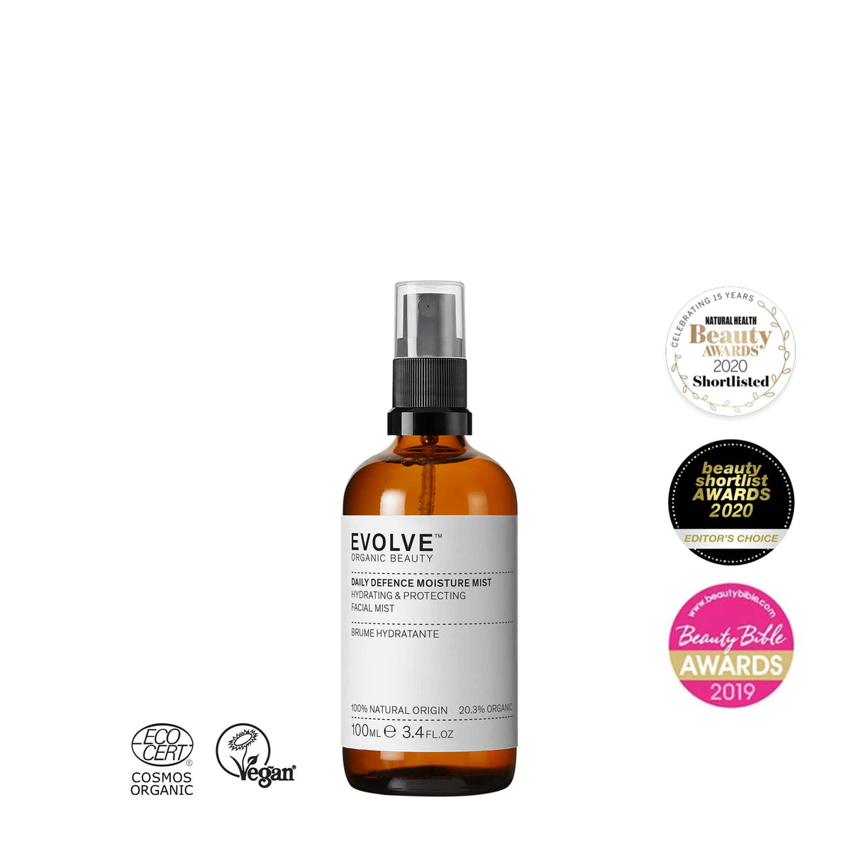 Τονωτική Λοσιόν Daily Defence Moisture Mist 100ml - Evolve Organic Beauty Evolve Organic Beauty