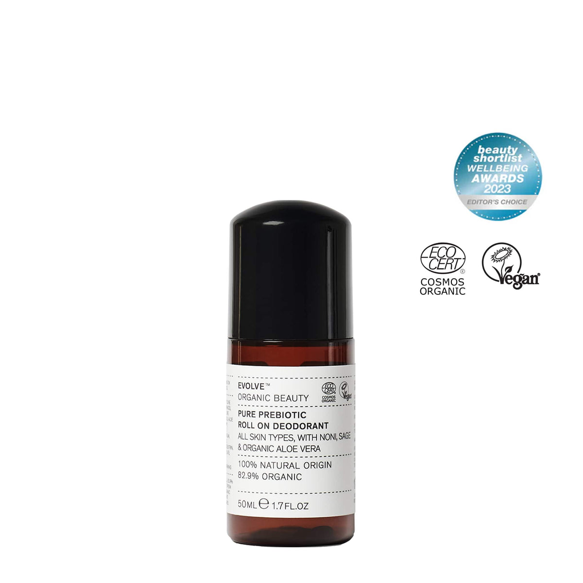 Αποσμητικά Pure Prebiotic Roll On Deodorant 50ml - Evolve Organic Beauty Evolve Organic Beauty
