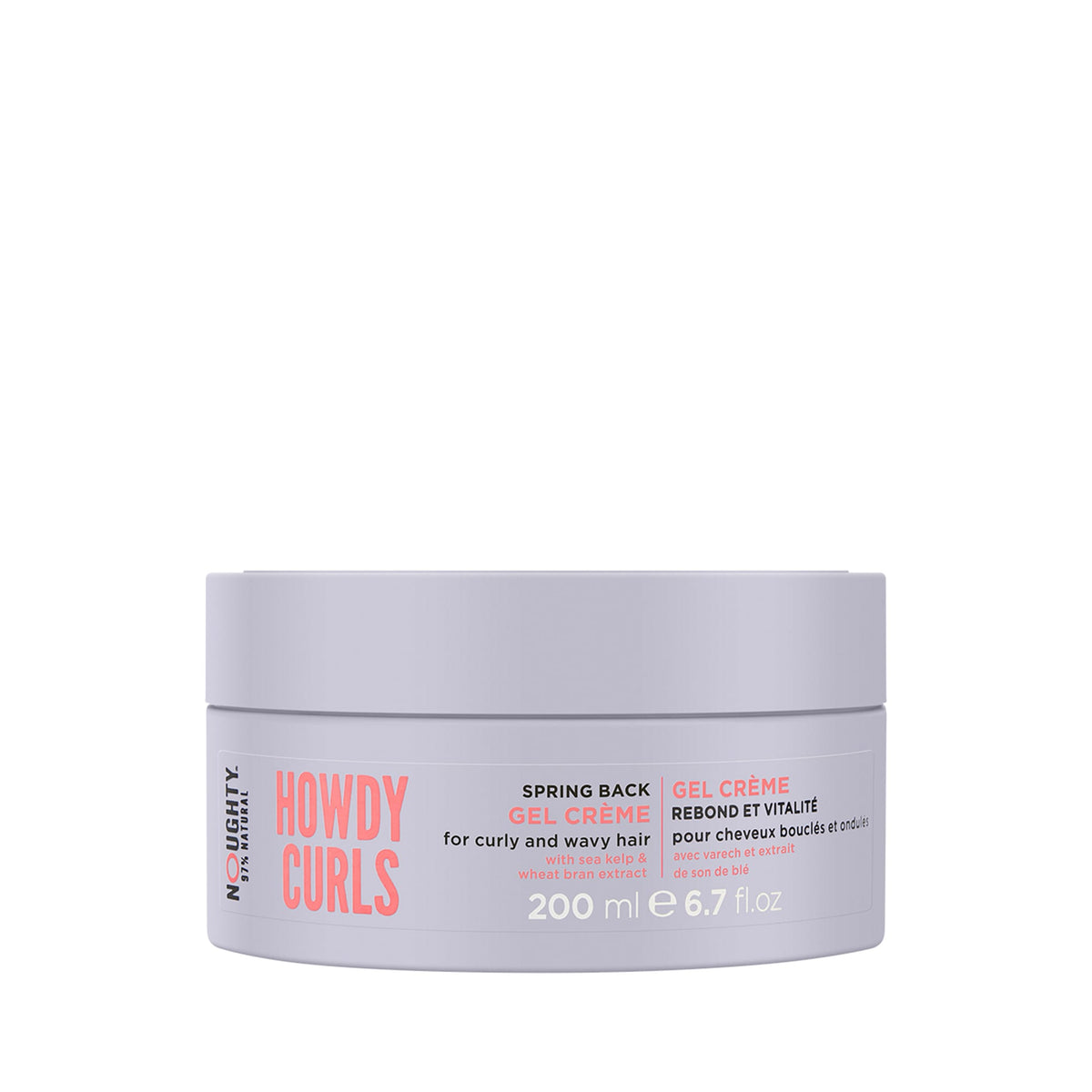 Απολέπιση Προσώπου Howdy Curls Spring Back Gel Crème 200ml Noughty Haircare