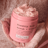 Απολέπιση Σώματος Rosehip Body Scrub + Cleanser 250g - Καθαριστικό και Απολεπιστικό με Rosehip Frank Body