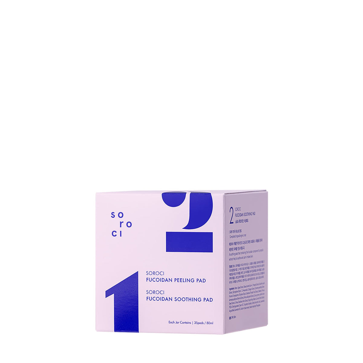 Τονωτική Λοσιόν Fucoidan Peeling & Soothing 2 Step Toner Pads 70 Pads SOROCI