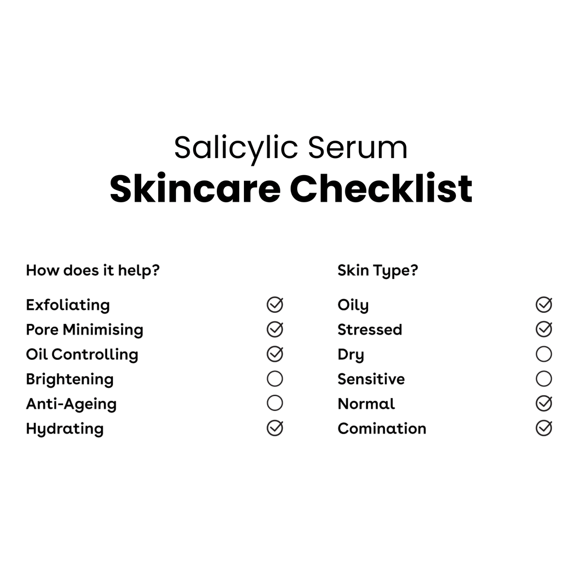 Serum - Οροί Ομορφιάς - Booster Salicylic Acid Facial Serum 30ml - Ορός Προσώπου με Σαλικυλικό Q+A Natural Skincare