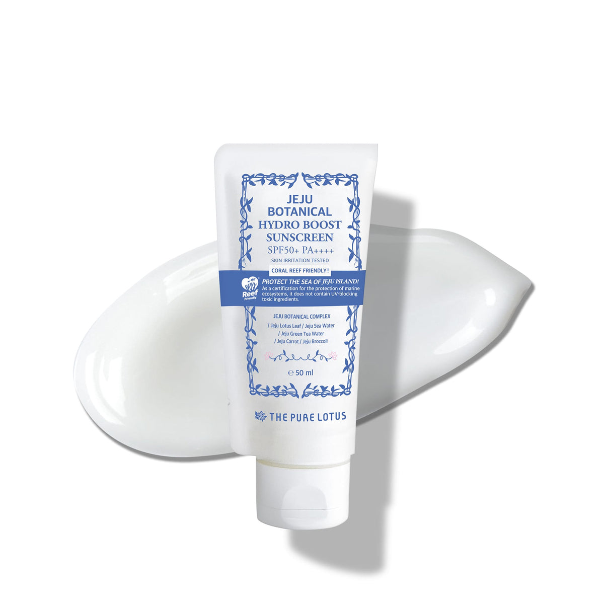 Αντηλιακά Jeju Botanical Hydroboost Sunscreen SPF 50+ 50ml The Pure Lotus