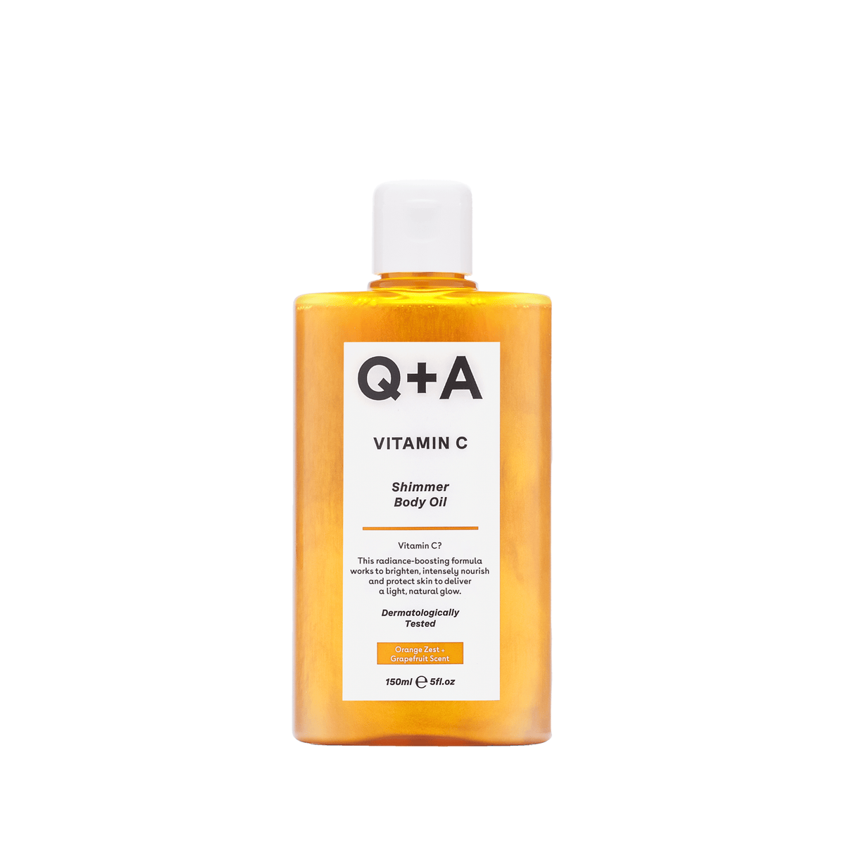 Vitamin C Shimmer Body Oil 150ml – Λάδι Σώματος Λάμψης Q+A Skincare