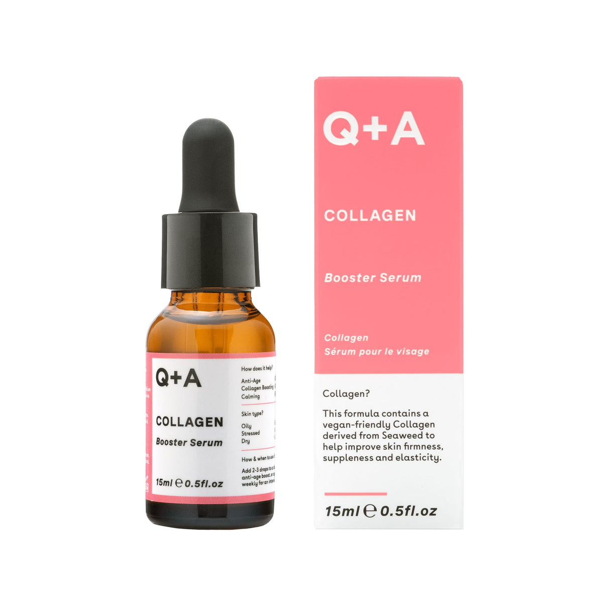 Serum - Οροί Ομορφιάς - Booster Collagen Booster Serum 15ml Q+A Natural Skincare