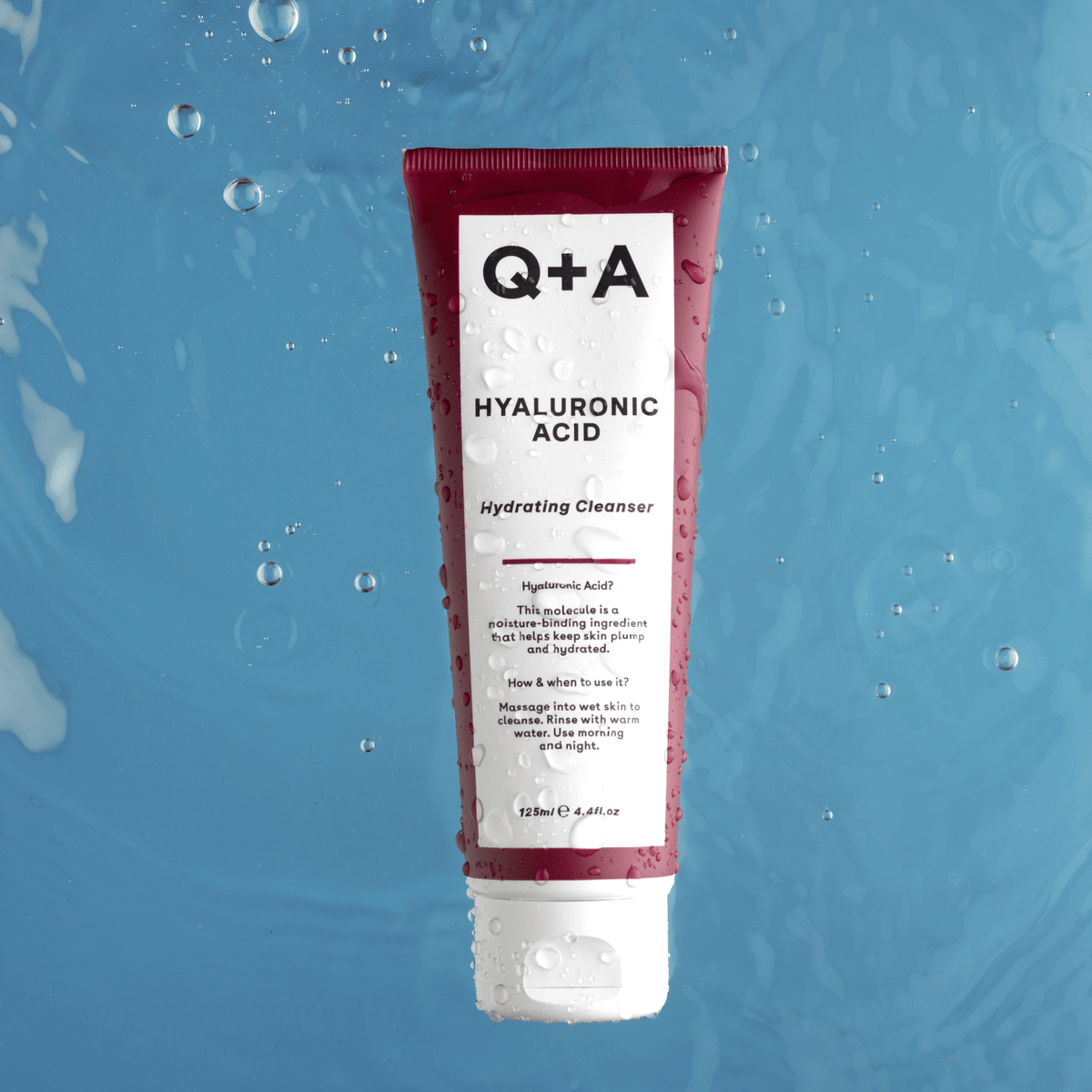 Καθαρισμός - Ντεμακιγίαζ Hyaluronic Acid Hydrating Cleanser 125ml Q+A Natural Skincare