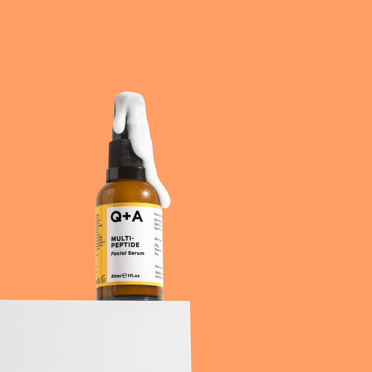 Serum - Οροί Ομορφιάς - Booster Multi - Peptide Serum 30ml Q+A Natural Skincare
