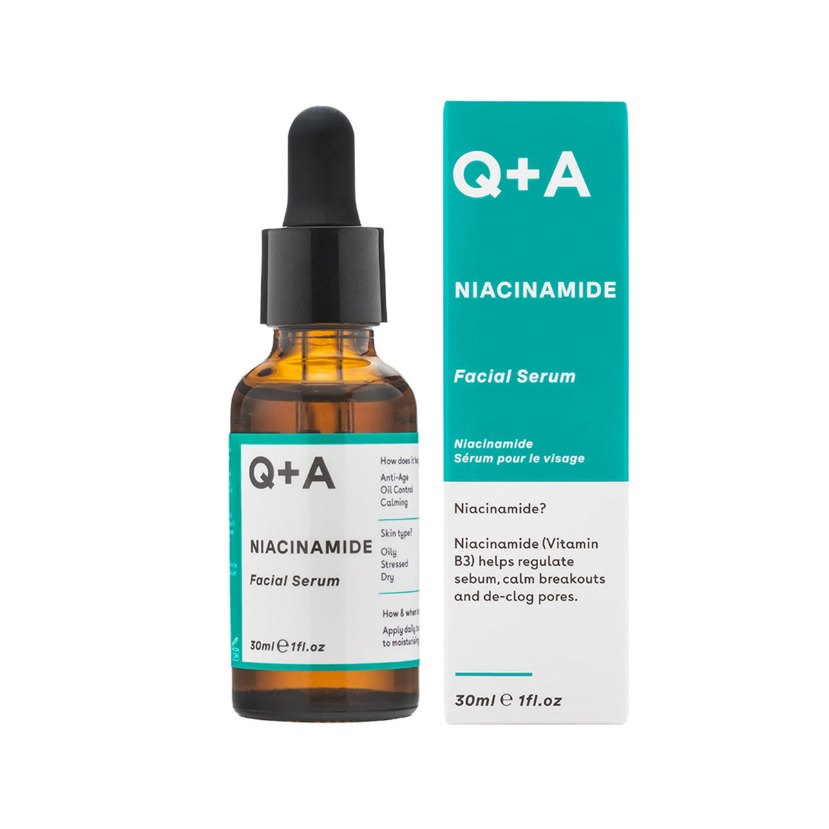 Serum - Οροί Ομορφιάς - Booster Niacinamide Serum 30ml Q+A Natural Skincare