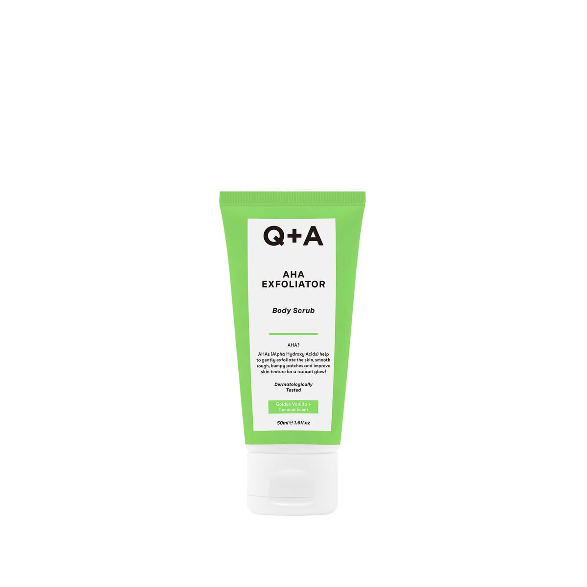 Τόνωση - Αναζωογόνηση AHA Exfoliator Body Scrub 50ml - Travel Size Q+A Natural Skincare