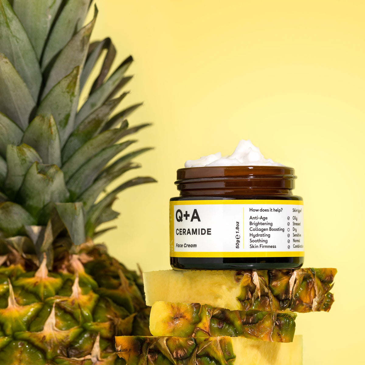Κρέμες Προσώπου Ceramide Barrier Defence Face Cream 50gr Q+A Q+A Natural Skincare