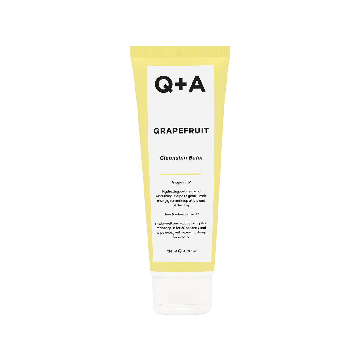 Καθαρισμός - Ντεμακιγιάζ Grapefruit Cleansing Balm 125ml Q+A Natural Skincare