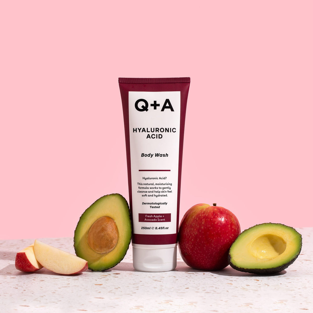 Αφρόλουτρα Hyaluronic Acid Body Wash 250ml Q+A Natural Skincare