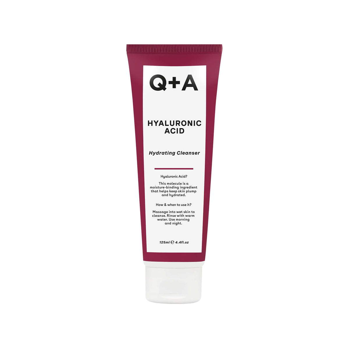 Καθαρισμός - Ντεμακιγίαζ Hyaluronic Acid Hydrating Cleanser 125ml Q+A Natural Skincare