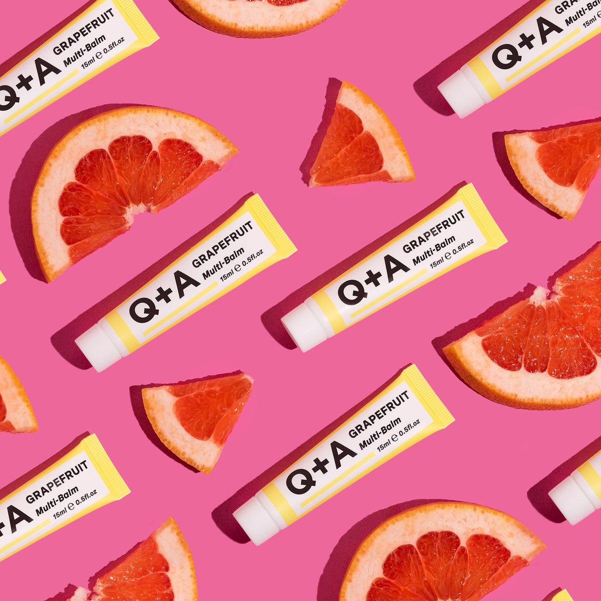 Περιποίηση Χειλιών Grapefruit Multi-Balm 15ml Q+A Natural Skincare