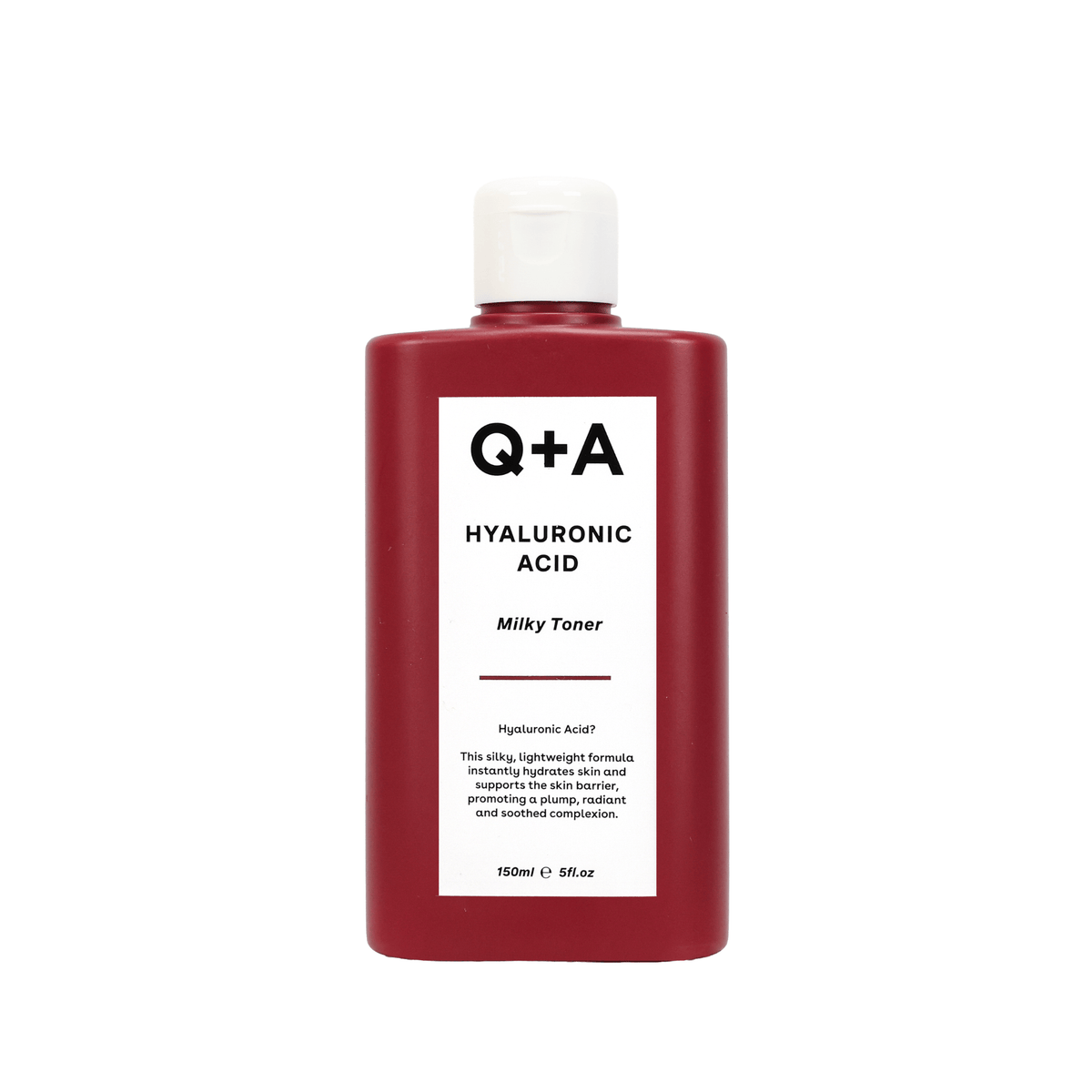 Ενυδάτωση Hyaluronic Acid Milky Toner 150ml - Γαλακτώδες Τόνερ με Υαλουρονικό Οξύ Q+A Natural Skincare