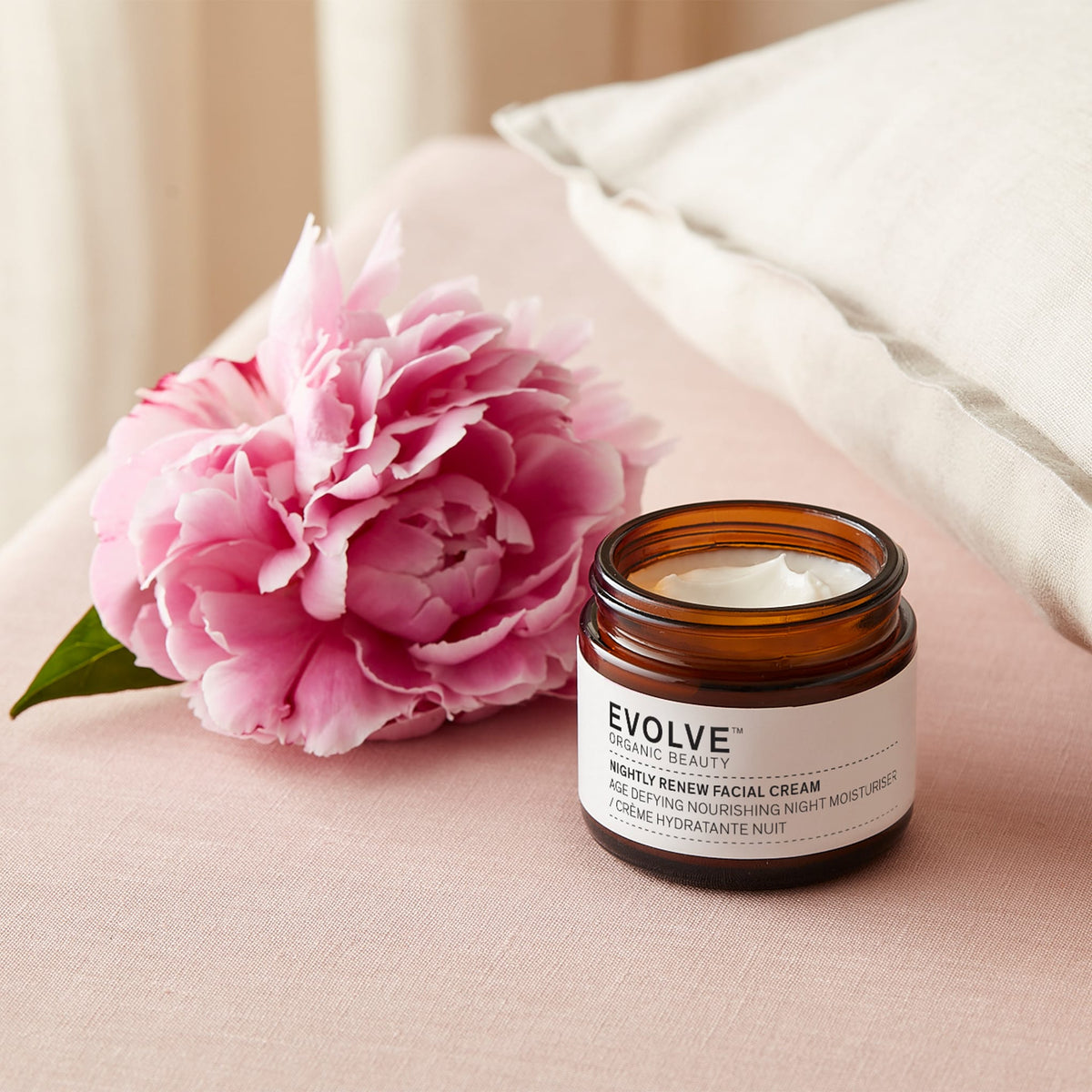 Κρέμες Προσώπου Nightly Renew Facial Cream 30ml - Travel Size Evolve Organic Beauty