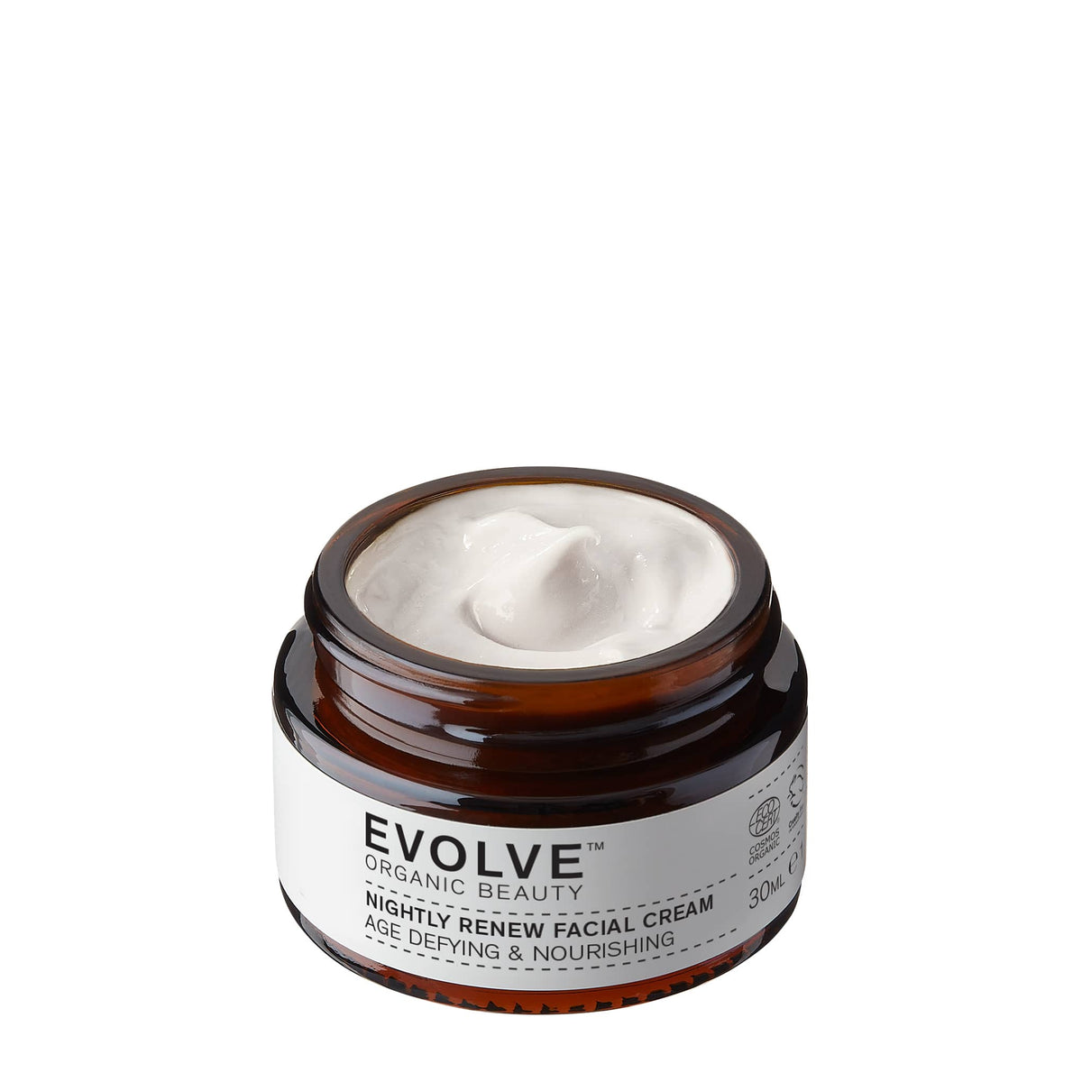 Κρέμες Προσώπου Nightly Renew Facial Cream 30ml - Travel Size Evolve Organic Beauty