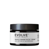 Κρέμες Προσώπου Nightly Renew Facial Cream 30ml - Travel Size Evolve Organic Beauty