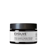 Απολέπιση Προσώπου Rose Quartz Facial Polish 30ml - Scrub Προσώπου με Ροζ Χαλαζία Evolve Organic Beauty