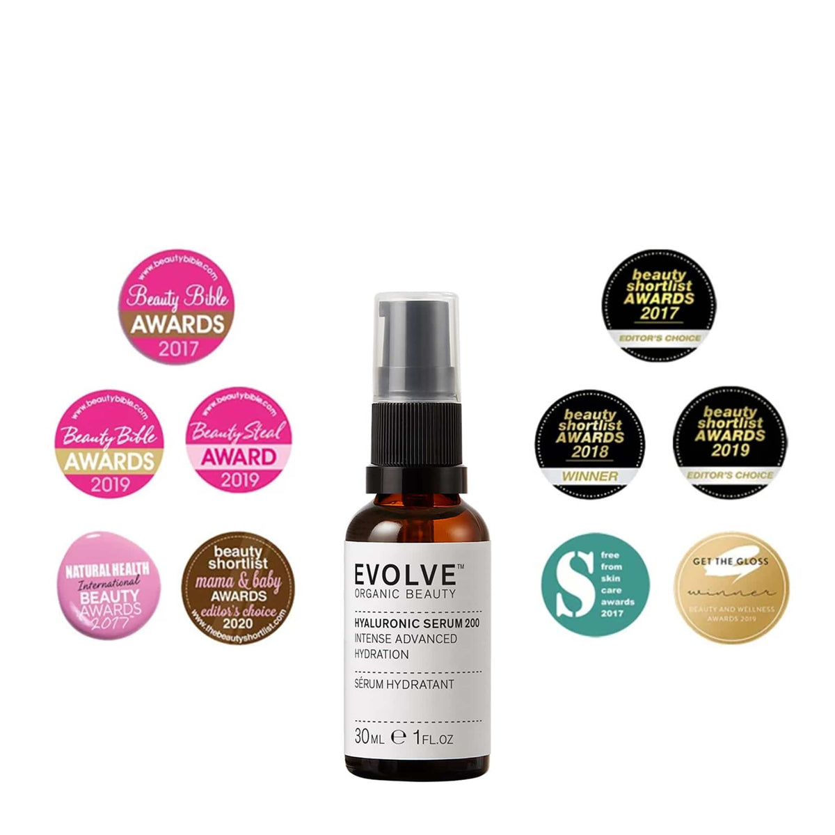 Serum - Οροί Ομορφιάς - Booster Hyaluronic Serum 200 30ml Evolve Organic Beauty