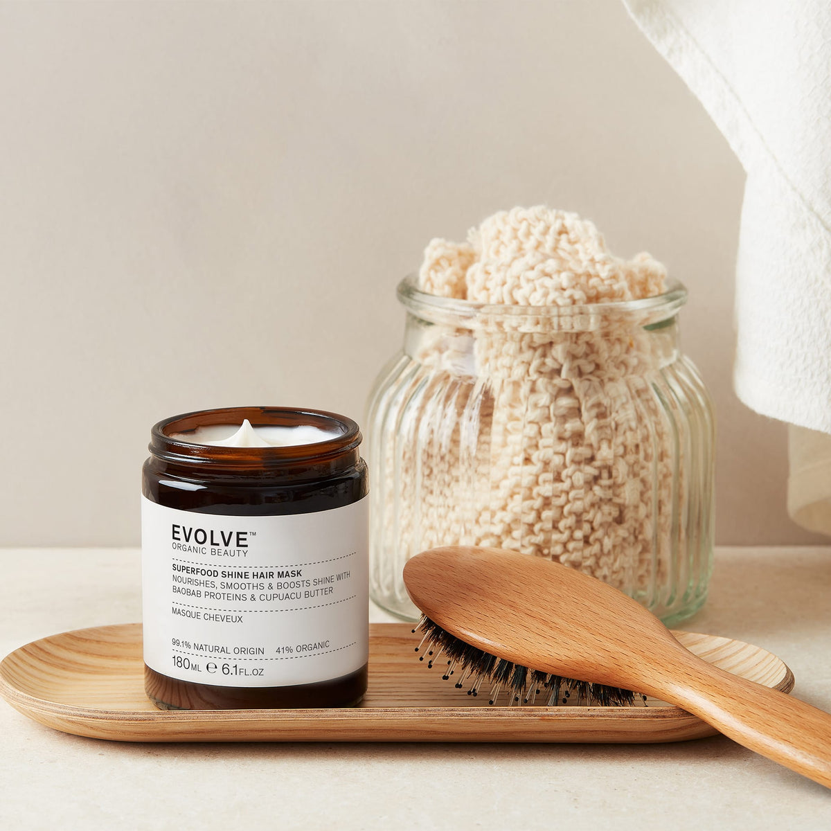 Μάσκες Μαλλιών Superfood Shine Hair Mask 180ml - Evolve Organic Beauty Evolve Organic Beauty