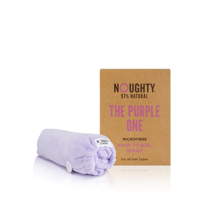 Αξεσουάρ Μαλλιών Purple Microfibre Hair Towel Noughty Haircare