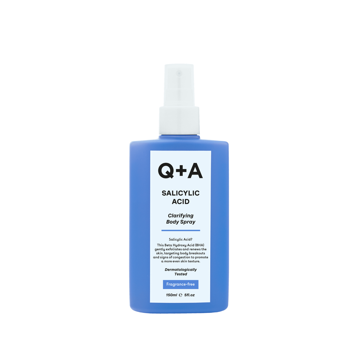 Ακμή - Σπυράκια Salicylic Acid Body Spray 150ml -  Σπρέι Σώματος με Σαλικυλικό Οξύ Q+A Natural Skincare