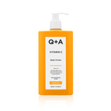 Τόνωση - Αναζωογόνηση Vitamin C Body Cream 250ml - Κρέμα Σώματος με Βιταμίνη C Q+A Natural Skincare