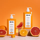 Τόνωση - Αναζωογόνηση Vitamin C Body Cream 250ml - Κρέμα Σώματος με Βιταμίνη C Q+A Natural Skincare