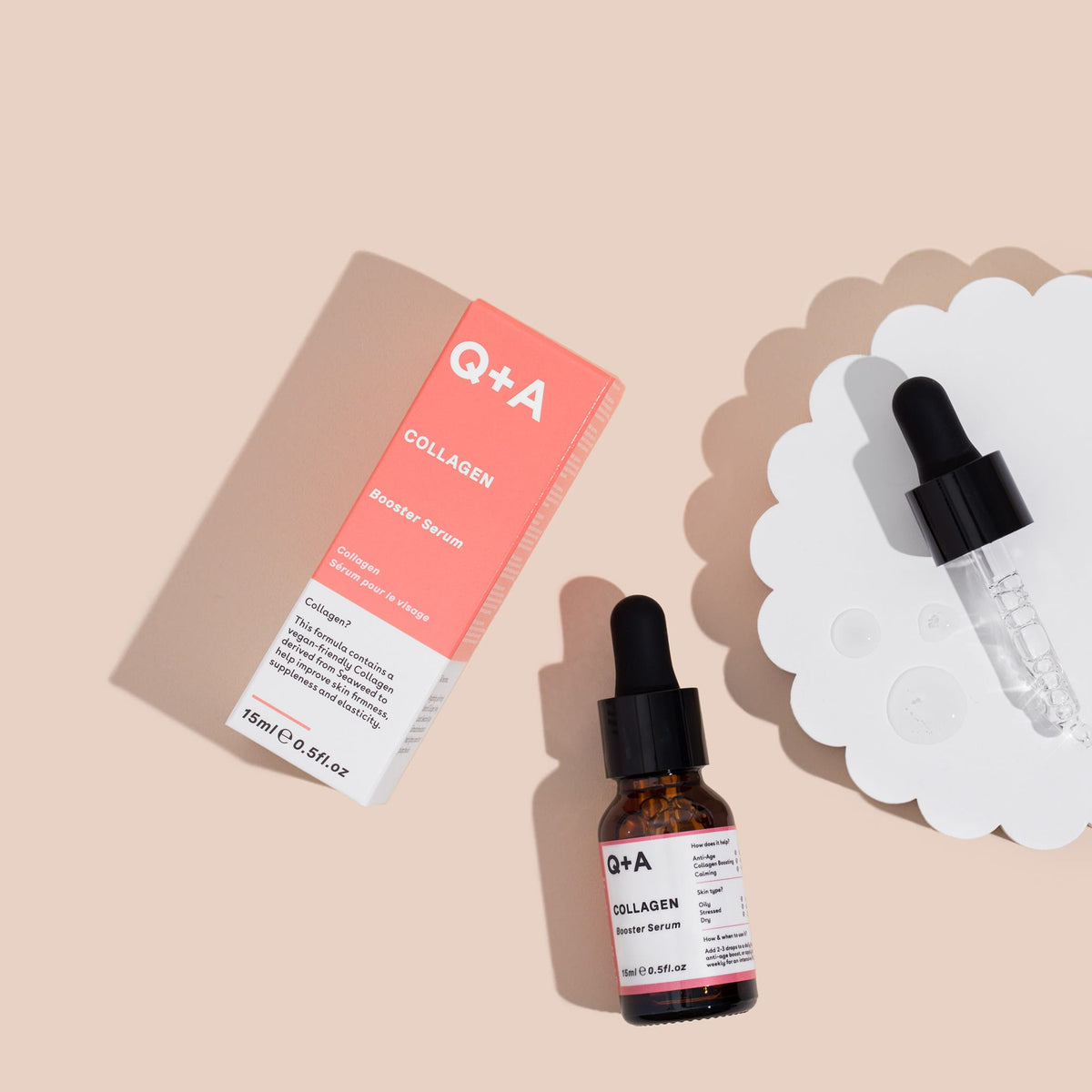 Serum - Οροί Ομορφιάς - Booster Collagen Booster Serum 15ml Q+A Natural Skincare