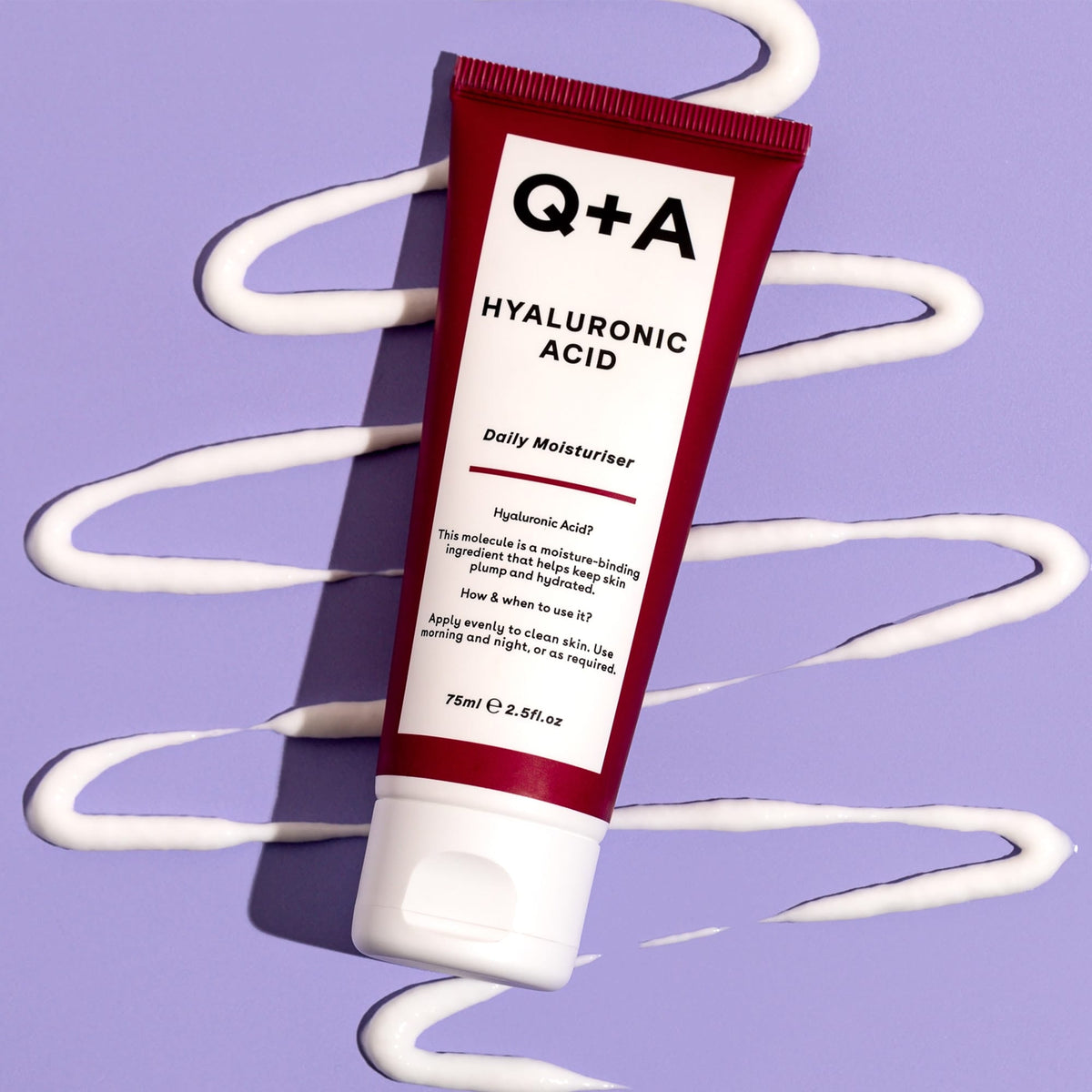 Κρέμες Προσώπου Hyaluronic Acid Daily Moisturiser 75ml Q+A Natural Skincare