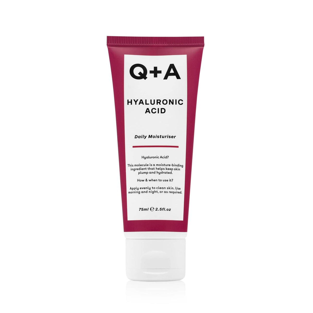 Κρέμες Προσώπου Hyaluronic Acid Daily Moisturiser 75ml Q+A Natural Skincare