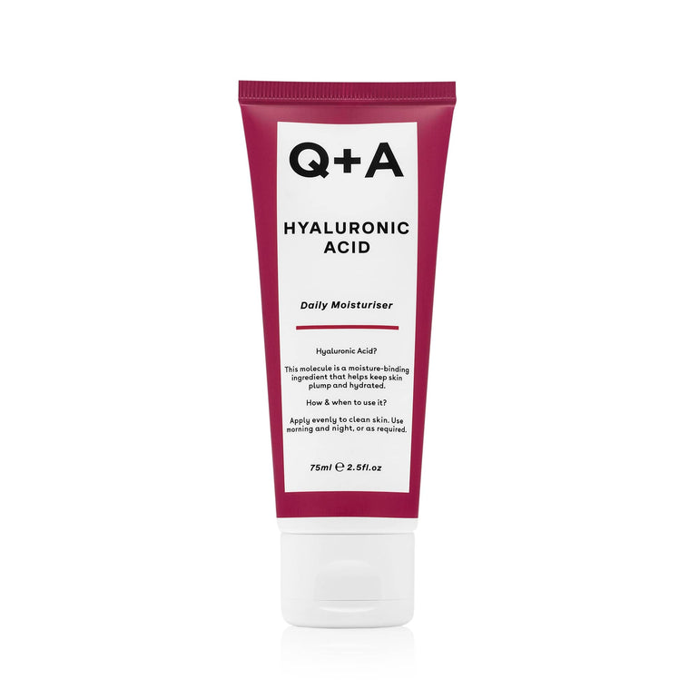 Κρέμες Προσώπου Hyaluronic Acid Daily Moisturiser 75ml Q+A Natural Skincare