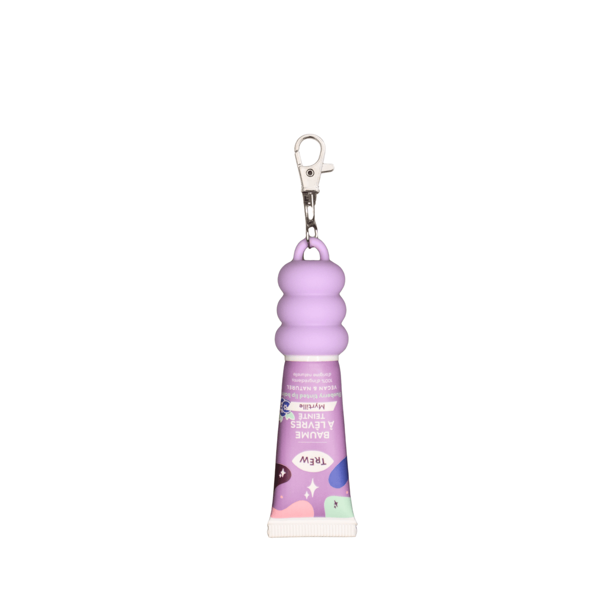 Lip Charm Keyring - Purple LuLuLa